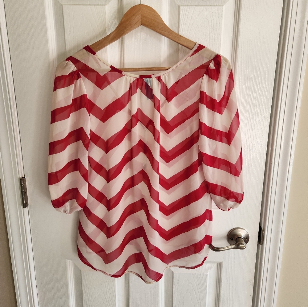 Chevron blouse - Picture 2 of 4